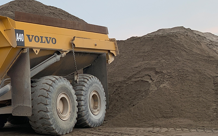Stockpile management for paving and site operations
