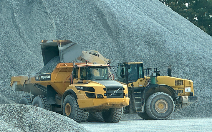 Excavation and site preparation work